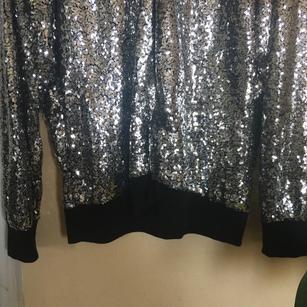 Silver sequins jacket - Picture 3 of 8